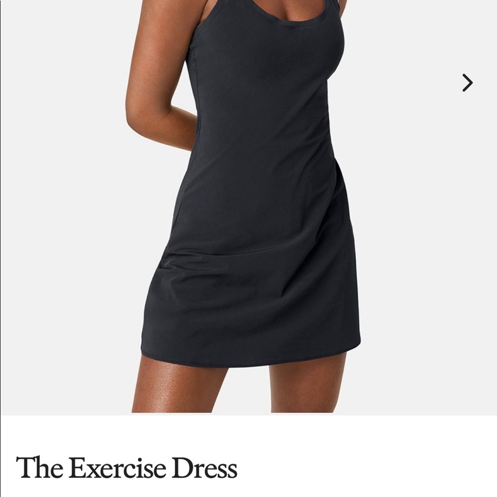 Outdoor voices exercise dress in green